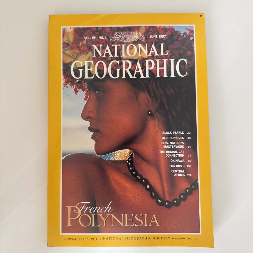 Tahitian Woman National Geographic Cover - Magazine Photographic Art/cool Gift/p